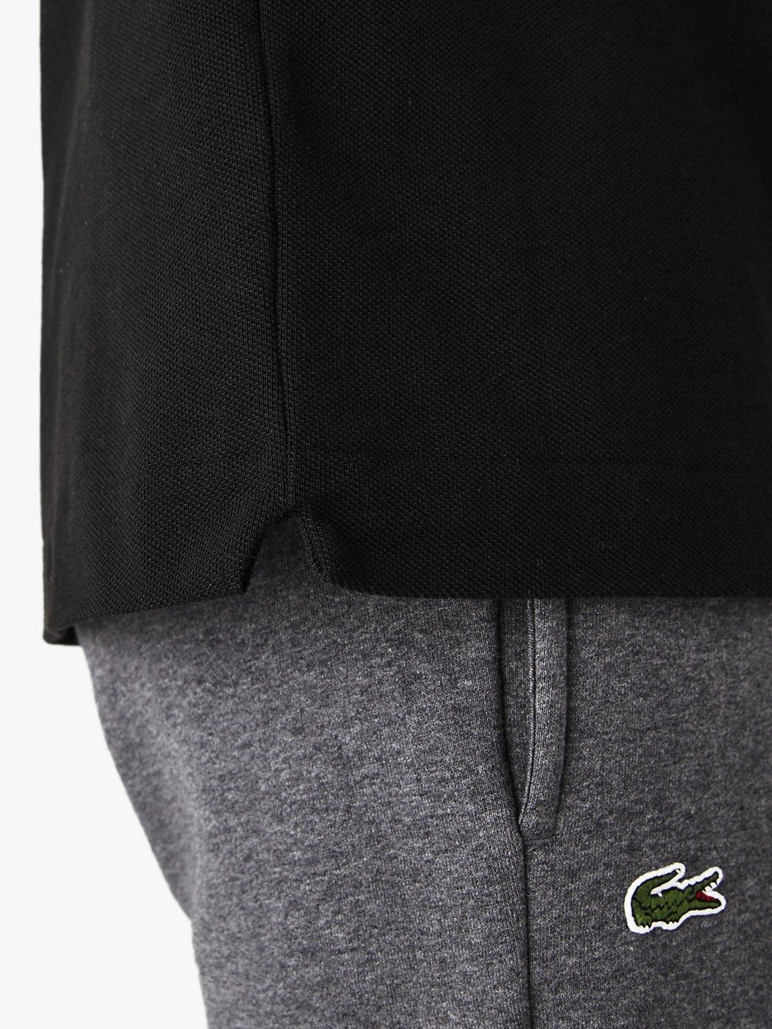 Product image 5 of 6, which shows Lacoste L.12.12 Classic Regular Fit Short Sleeve Polo Shirt, Black, S