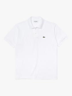 Lacoste L.12.12 Classic Regular Fit Short Sleeve Polo Shirt - view 2, White