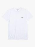 Lacoste Classic Pima Cotton Crew Neck T-Shirt, White