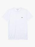 Lacoste Classic Pima Cotton Crew Neck T-Shirt, White