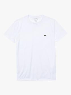 Lacoste Classic Pima Cotton Crew Neck T-Shirt, White