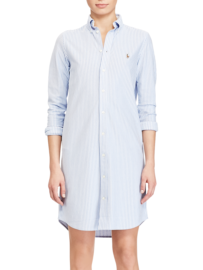 ralph lauren button up dress Ralph Lauren Knit Oxford Pink Dress Size S/P small ladies