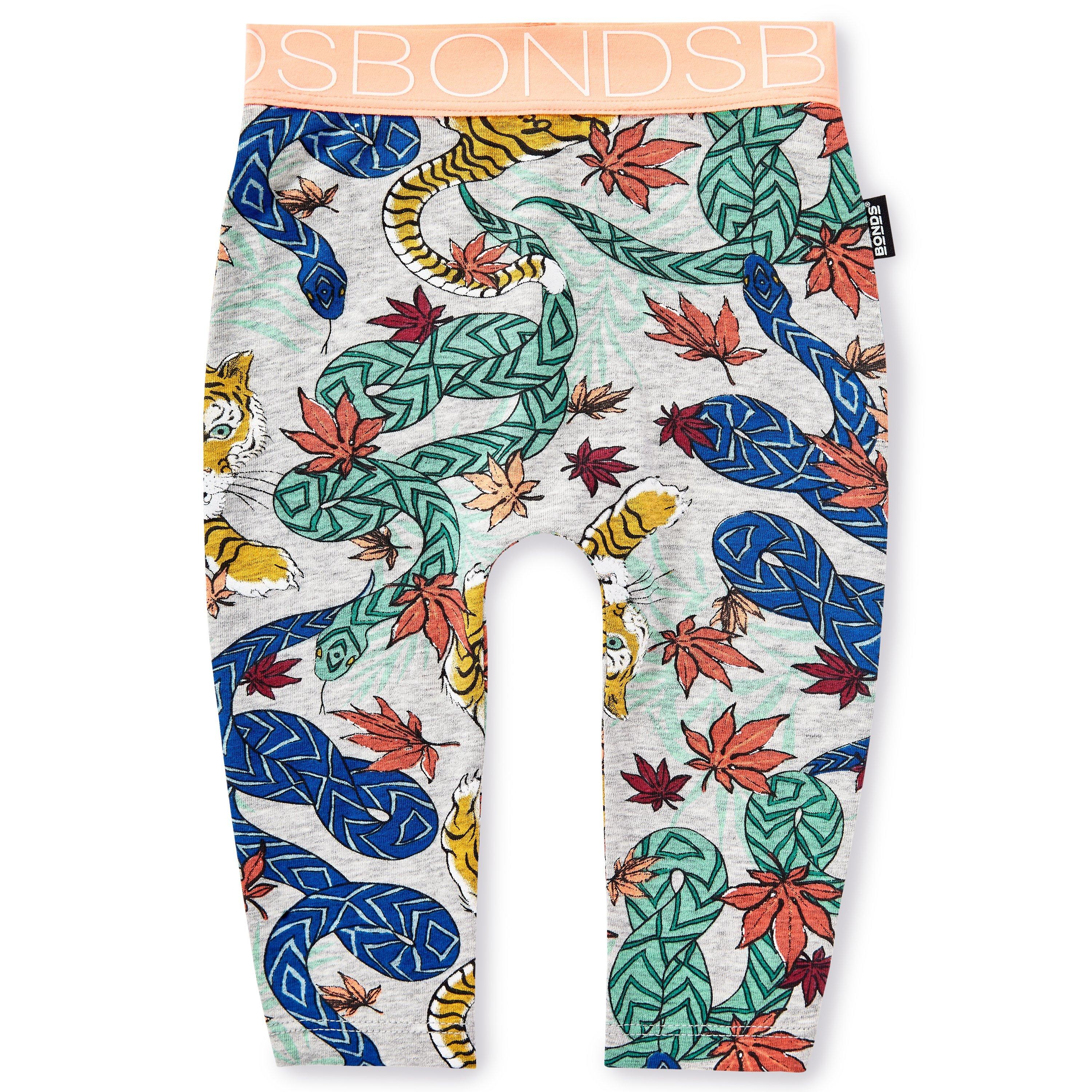 Bonds Baby Jungle Leggings, Grey