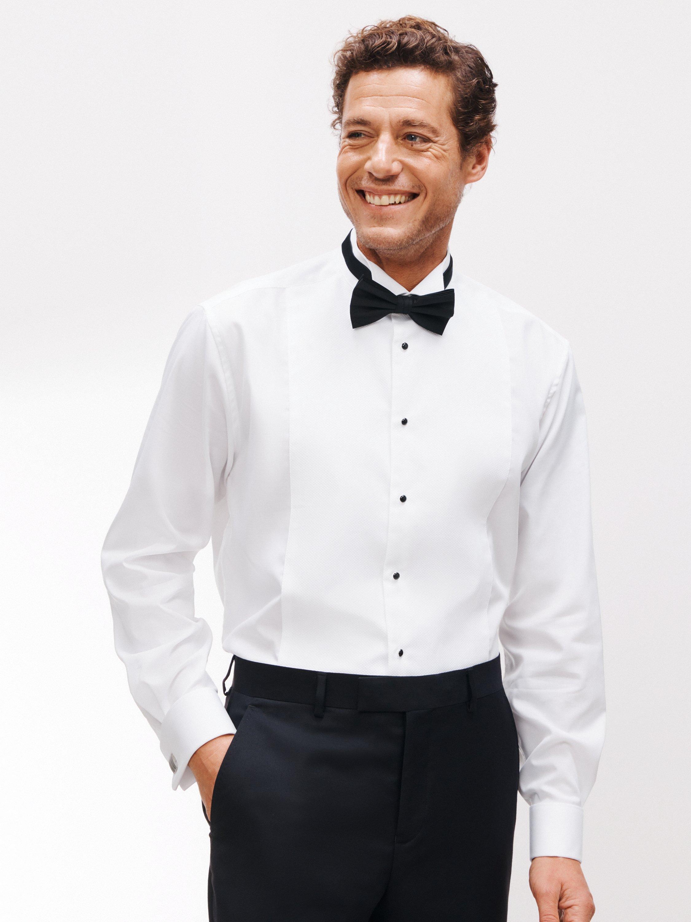 John Lewis Marcella Regular Fit Wing Collar Dress Shirt, White