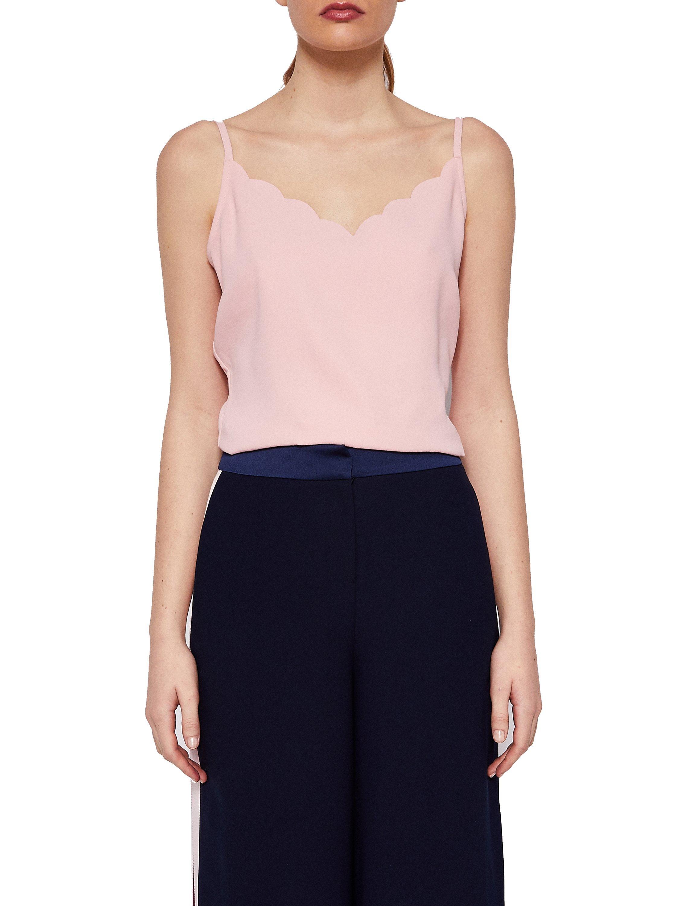 Ted Baker Siina Scallop Neckline Camisole Top