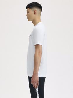 Fred Perry Ringer Crew Neck T-Shirt - view 2, White