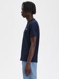 Fred Perry Ringer Crew Neck T-Shirt, Navy