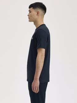 Fred Perry Ringer Crew Neck T-Shirt - view 2, Navy