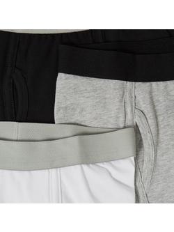 John Lewis Kids' Trunks, Pack of 5, Black/Grey - view 2, Black/Grey