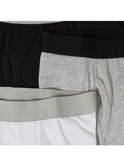 John Lewis Kids' Trunks, Pack of 5, Black/Grey - view 2, Black/Grey