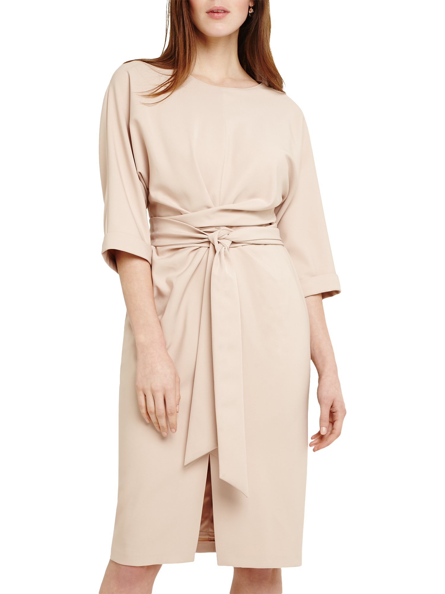 Phase Eight Sophia Kimono Dress, Latte