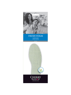Cherry Blossom Fresh Foam Insoles, Natural, 3
