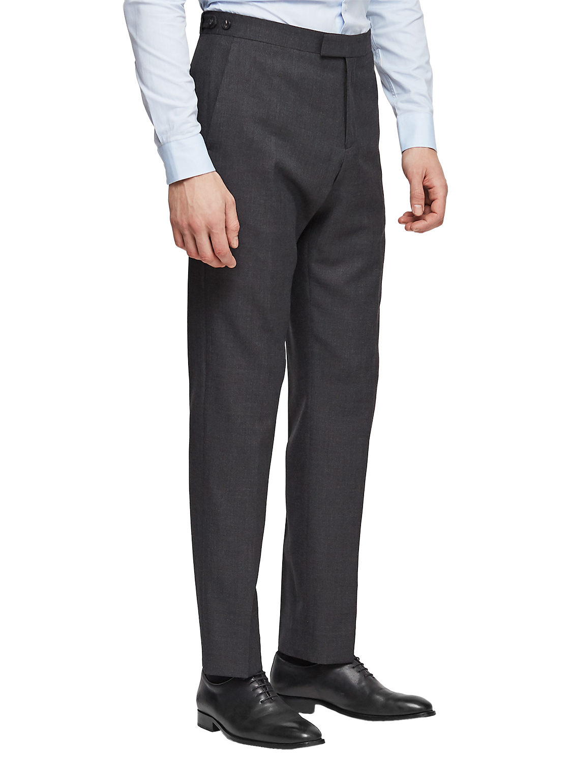 Reiss Blackmore Wool Slim Fit Suit Trousers, Grey
