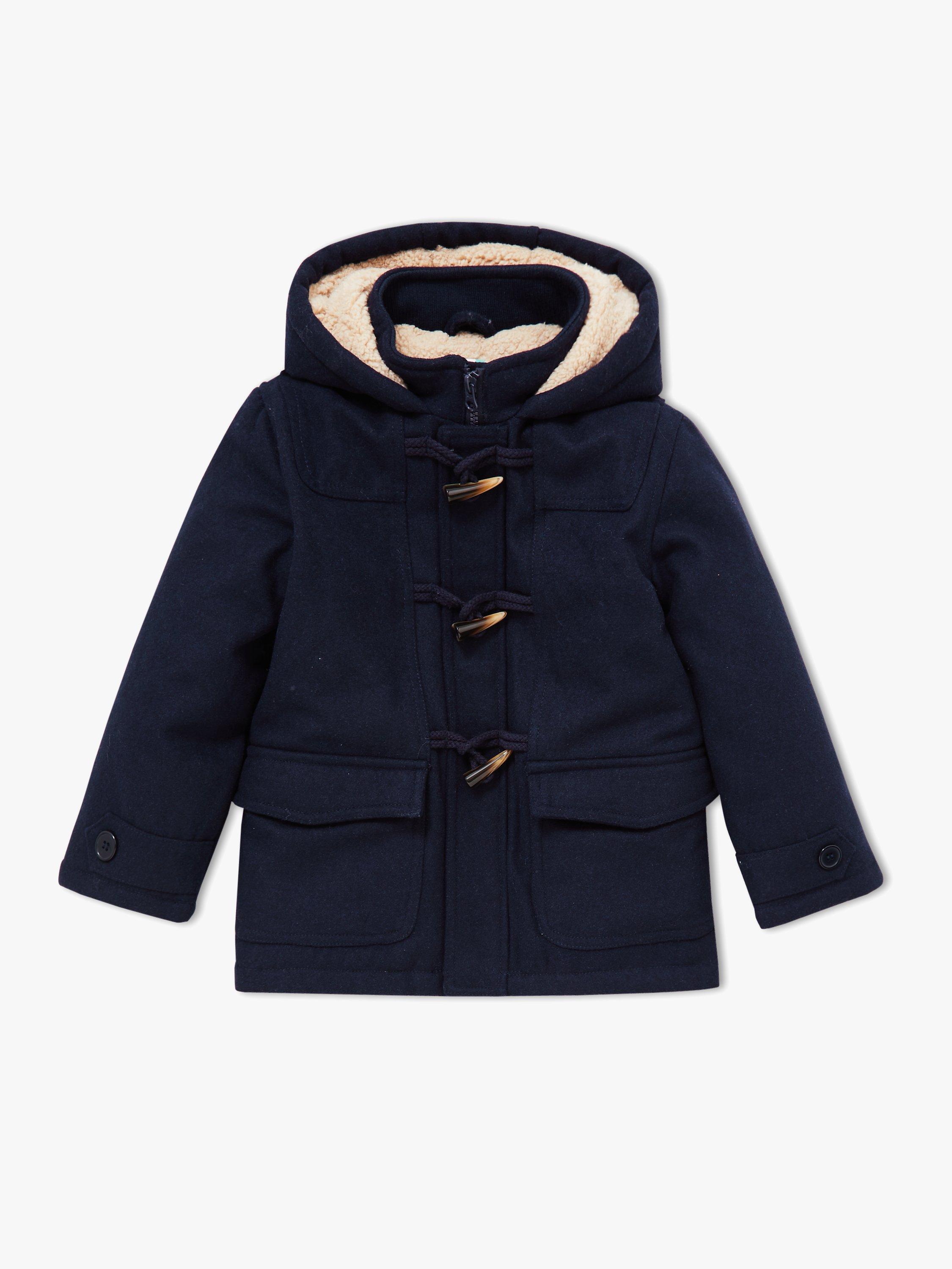 Boys blue duffle coat best sale