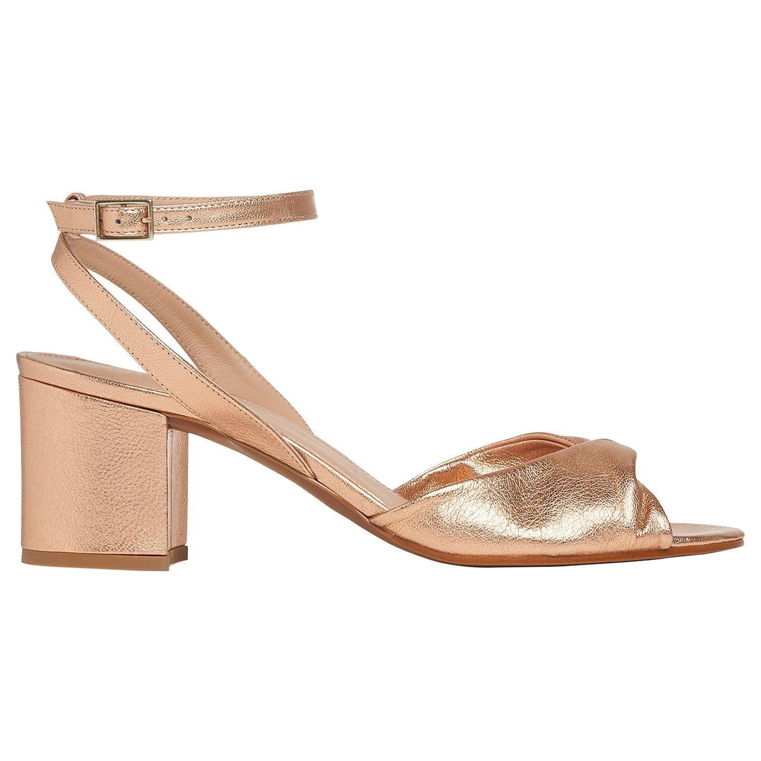Whistles Tula Twist Block Heel Sandals