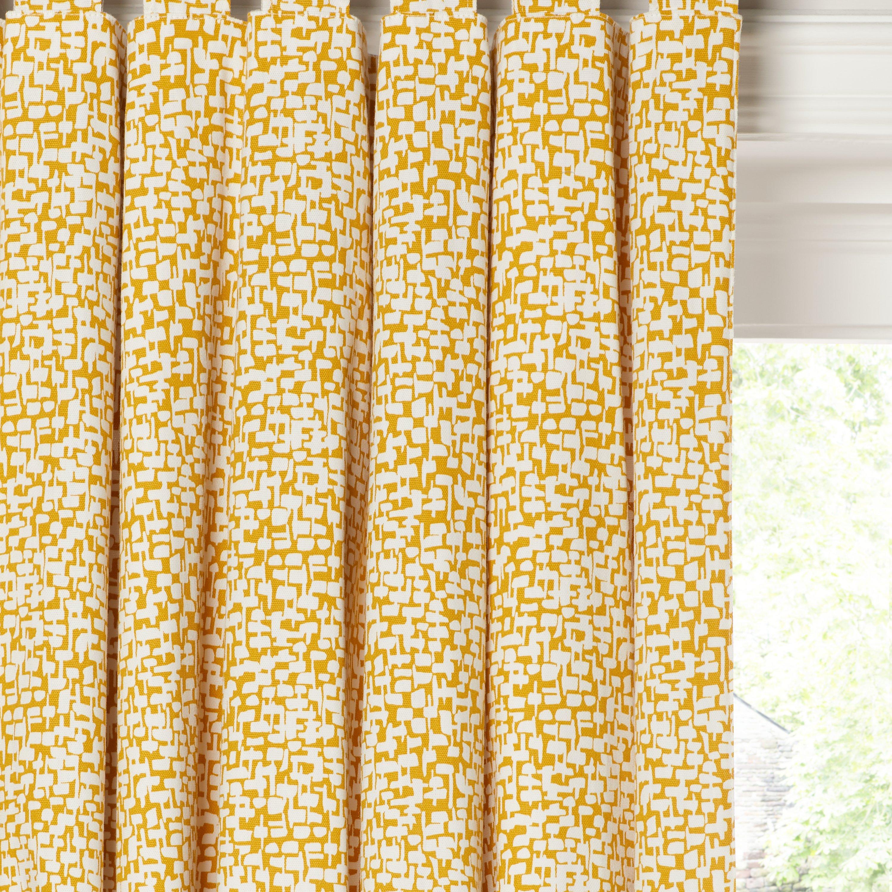 House by John Lewis Yin Pair Reversible Tab Top Curtains