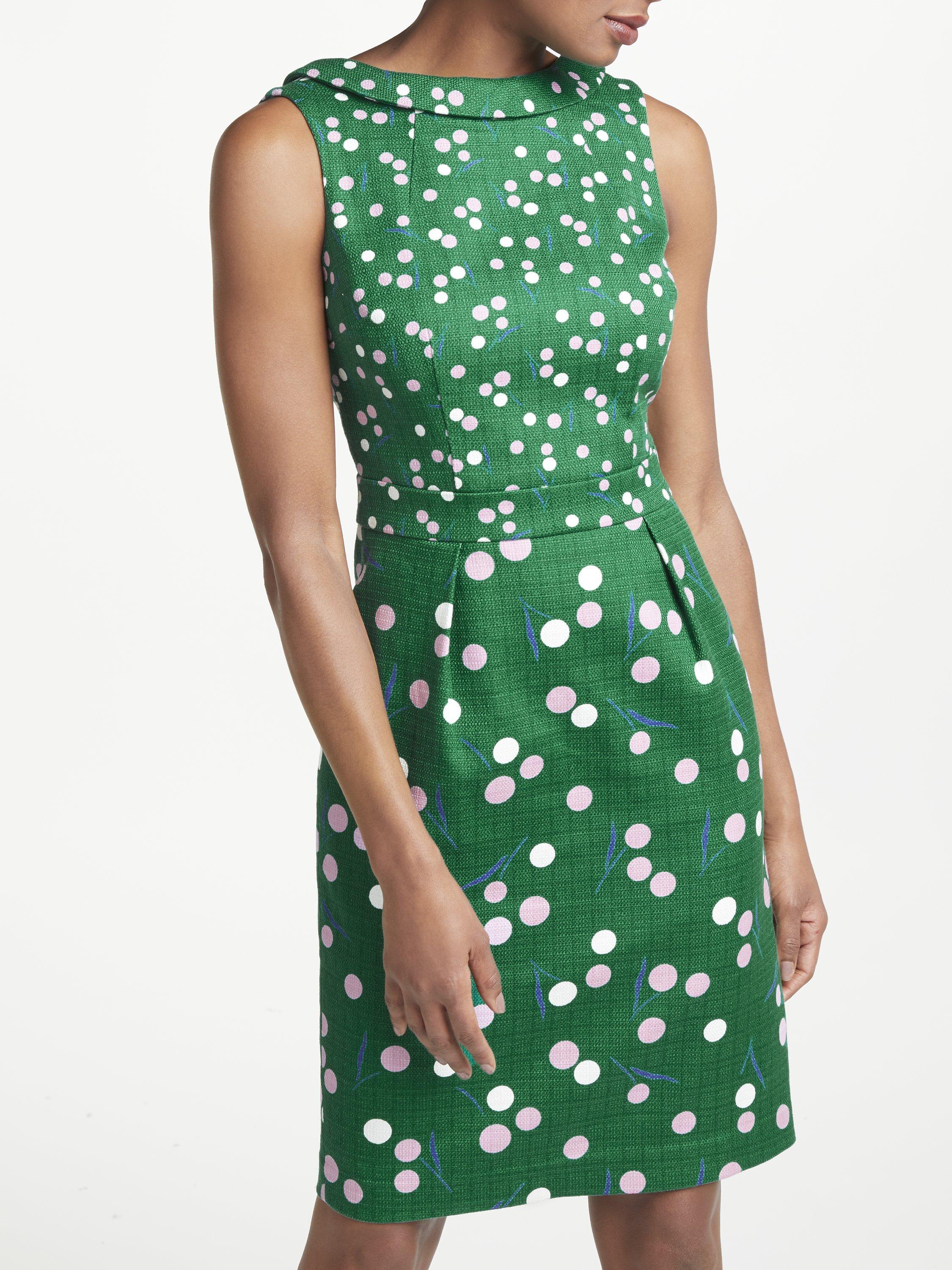 John lewis green polka dot dress hotsell