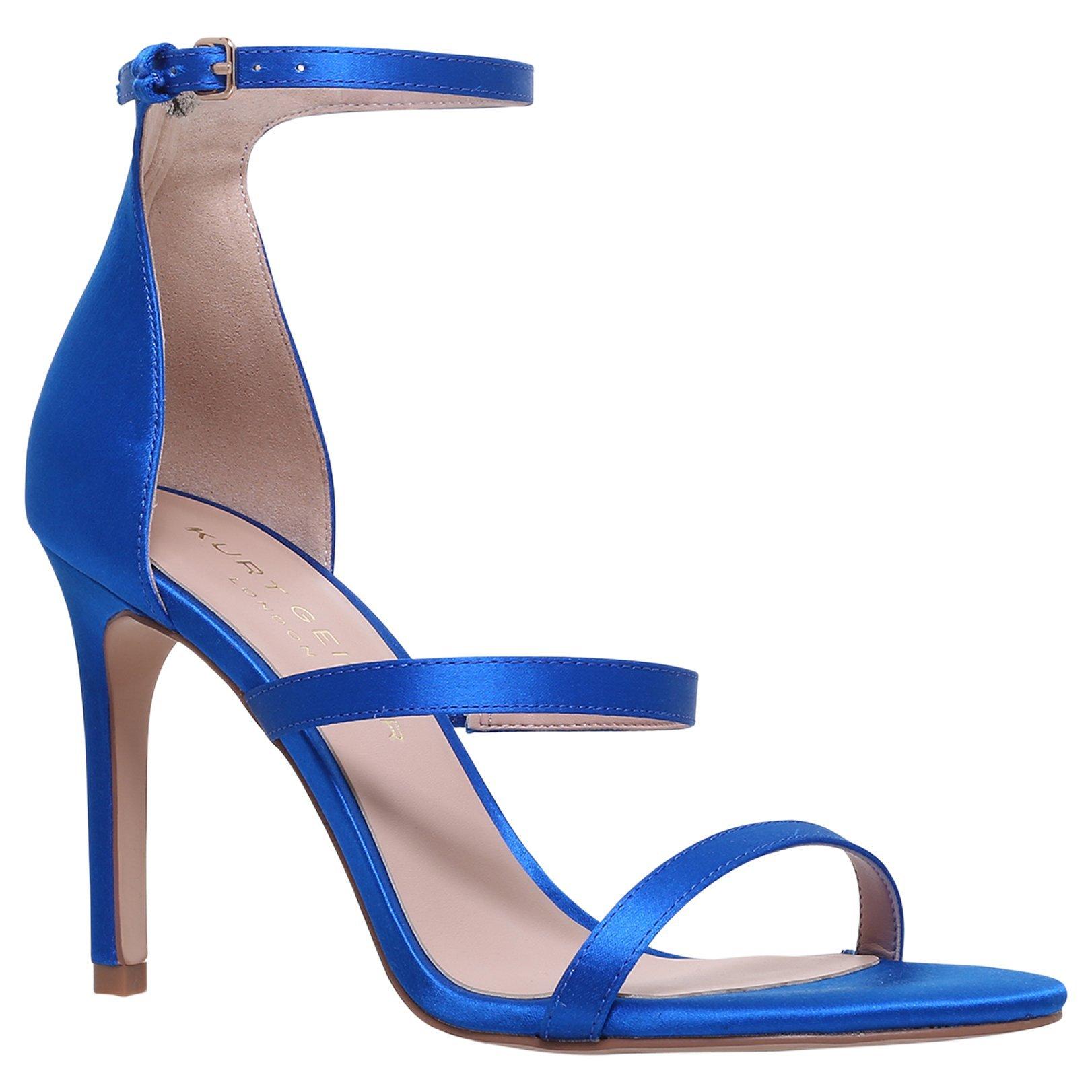 Kurt Geiger London Park Lane Stiletto Heel Sandals, Blue