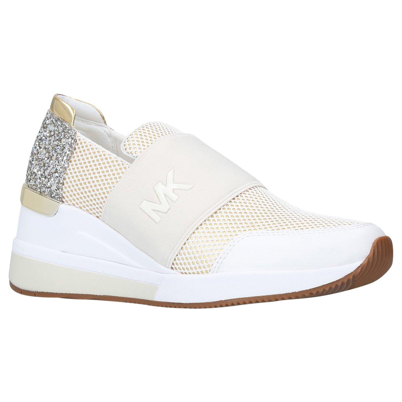 MICHAEL Michael Kors Felix Trainers, White
