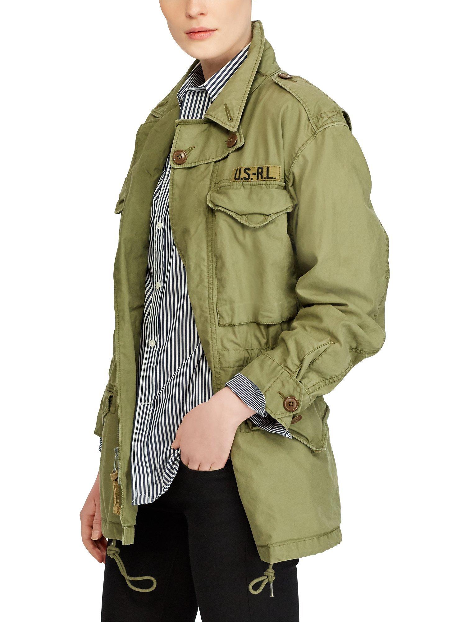 Polo Ralph Lauren Cotton Twill Jacket Army Olive