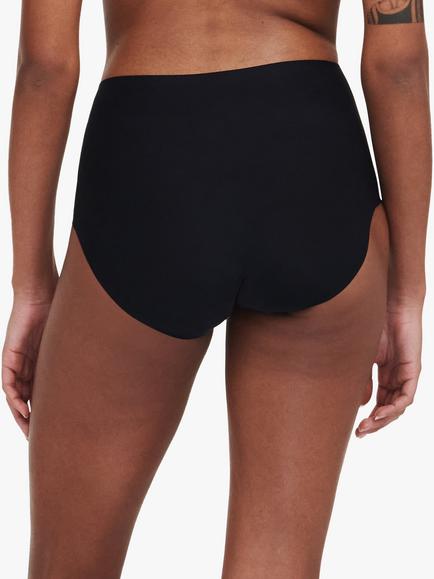 Chantelle Soft Stretch High Waist Knickers - view 2, Black