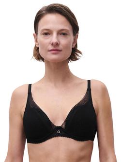 Chantelle Festivite Plunge T-Shirt Bra, Black