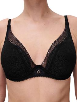 Chantelle Festivite Plunge T-Shirt Bra - view 2, Black