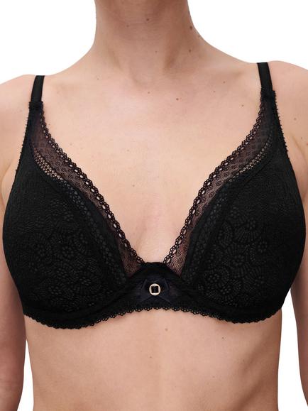 Chantelle Festivite Plunge T-Shirt Bra - view 2, Black