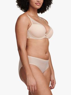 Chantelle Festivite Plunge T-Shirt Bra - view 2, Golden Beige