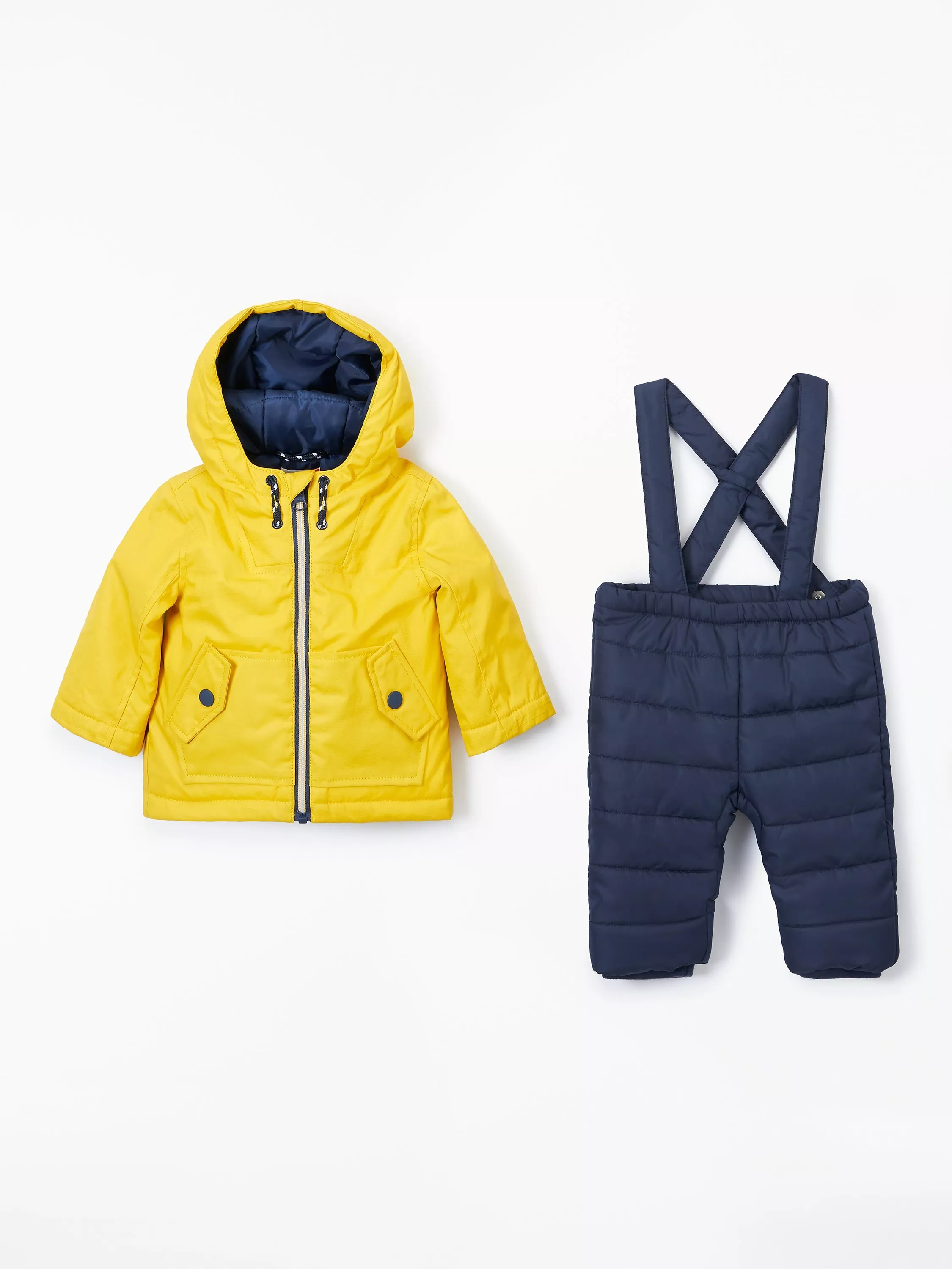 John Lewis Partners Baby 2 Piece Snowsuit Multi