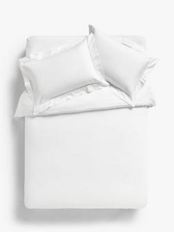 John Lewis Crisp and Fresh 200 Thread Count Medici Bedding, White