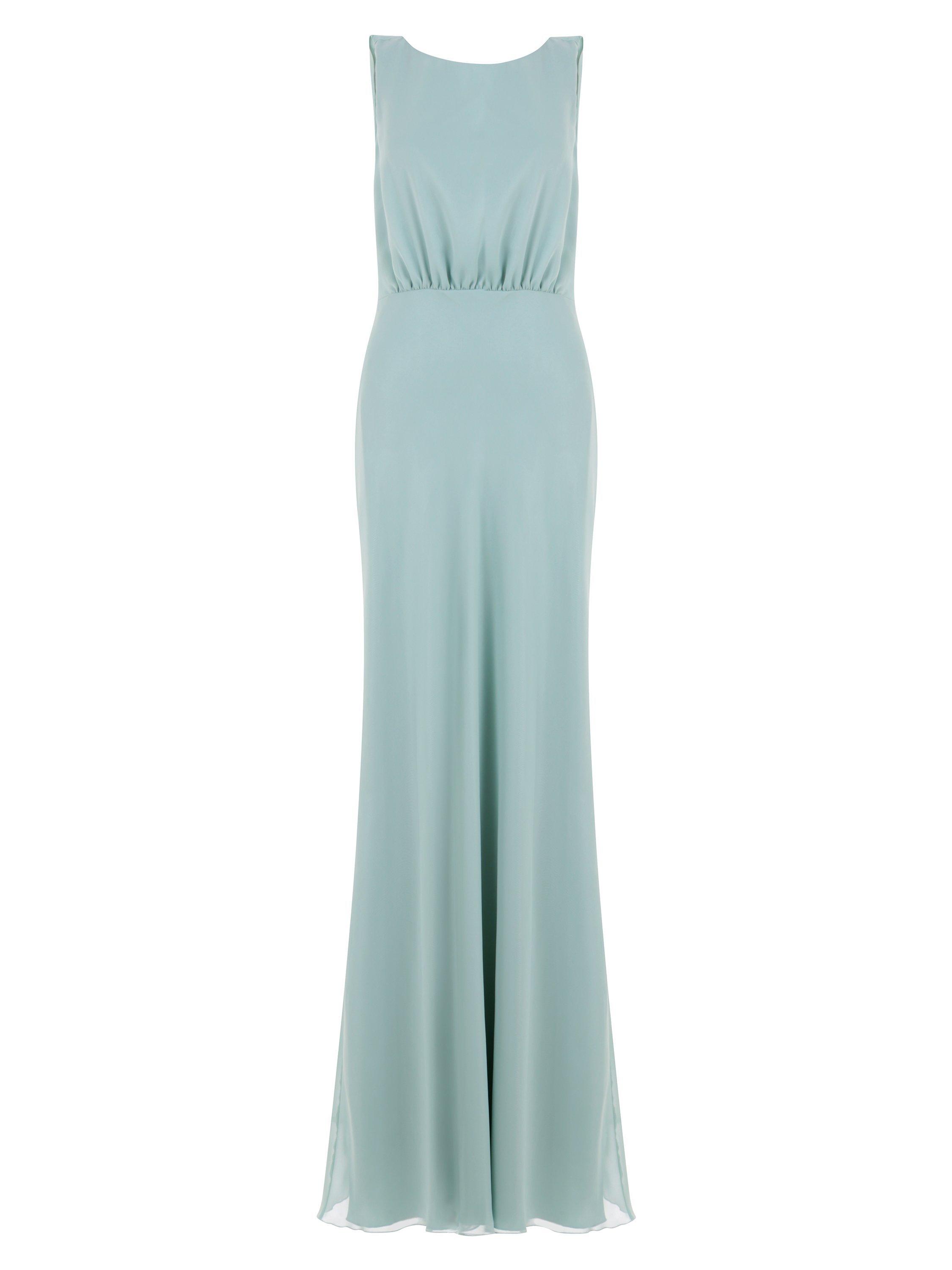 Product image 4 of 6, which shows Maids to Measure Rose Dress, Misty Green, 14