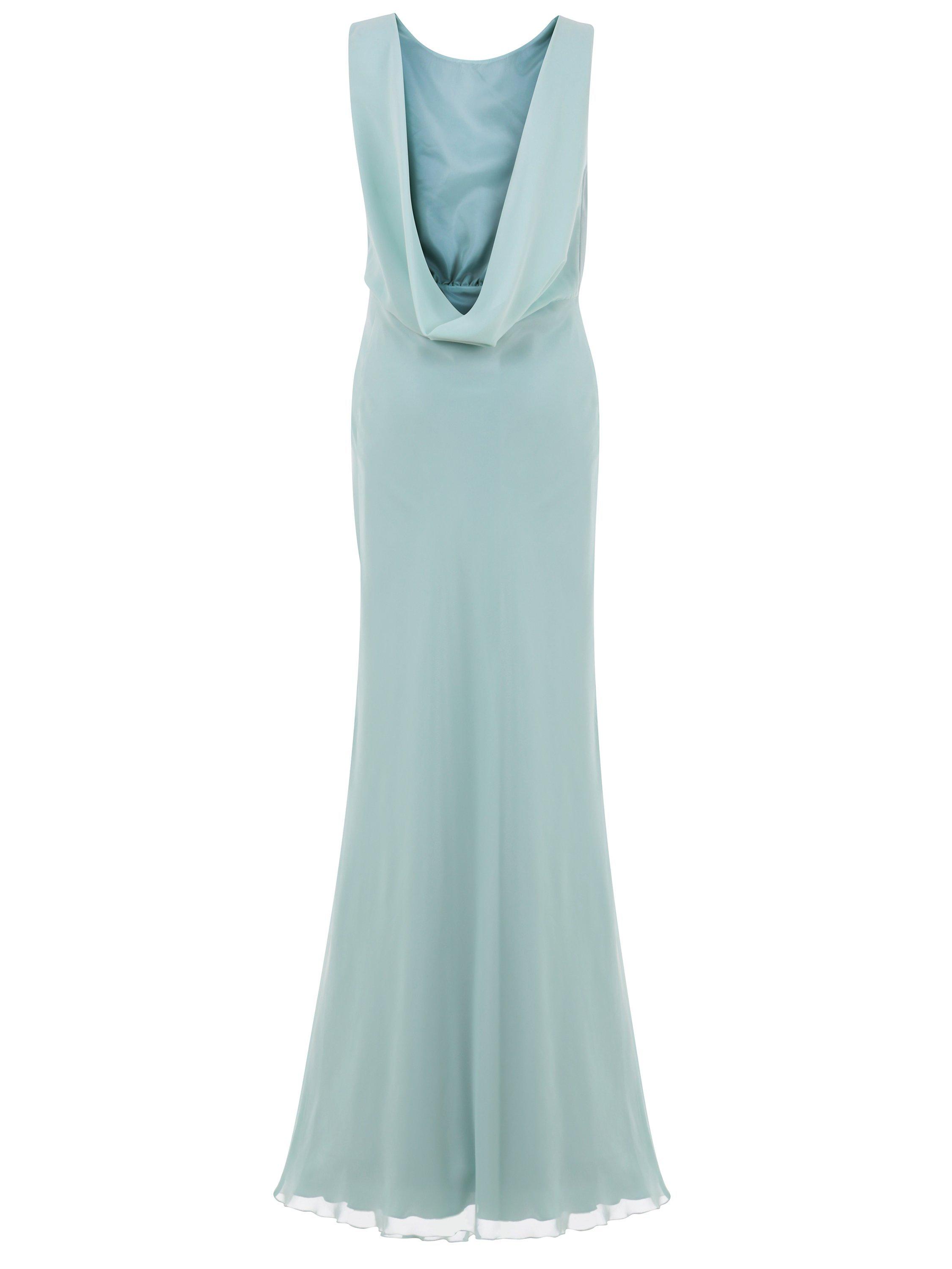 Product image 5 of 6, which shows Maids to Measure Rose Dress, Misty Green, 14