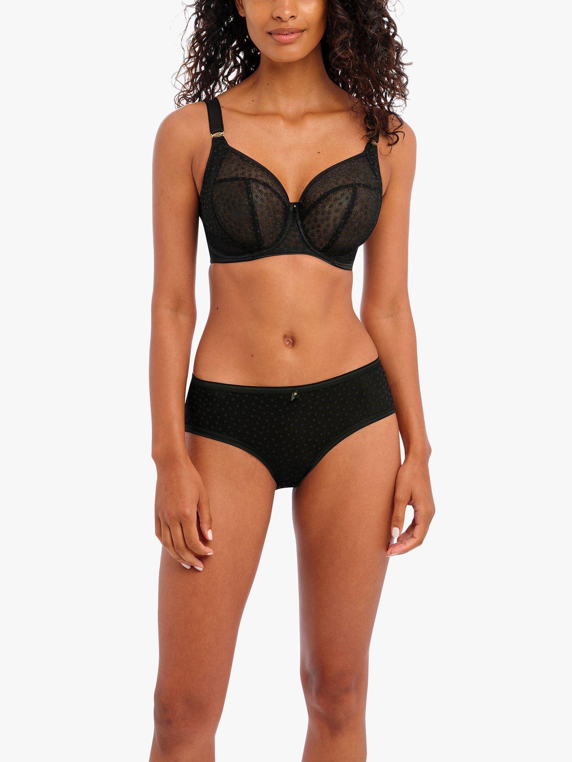 Product image 2 of 4, which shows Freya Starlight Balcony Bra, Black, 32D
