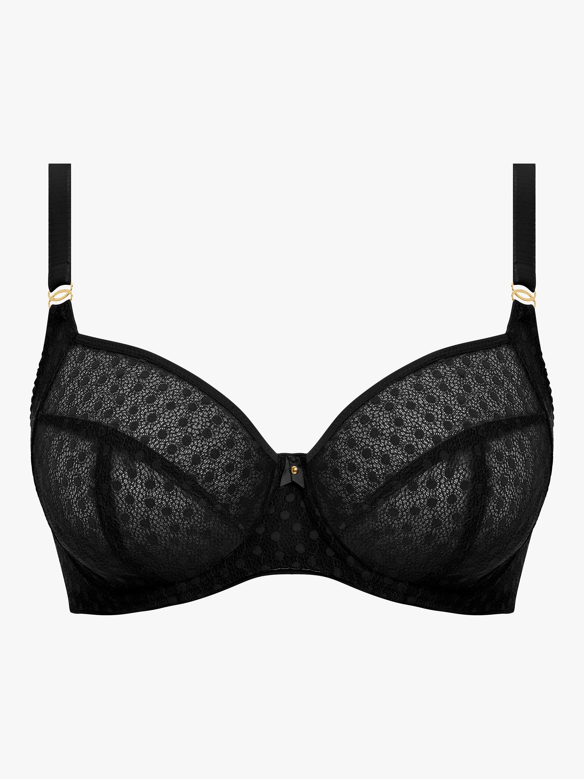 Product image 4 of 4, which shows Freya Starlight Balcony Bra, Black, 32D
