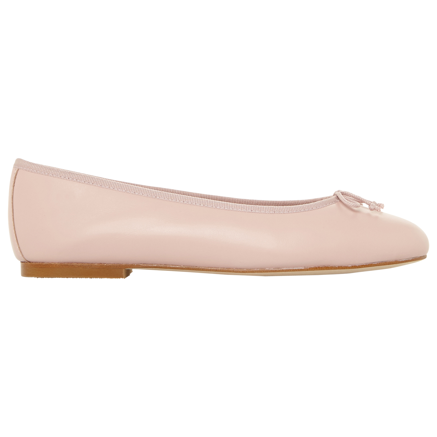 Dune Black Hallam Slip On Ballet Pumps, Blush
