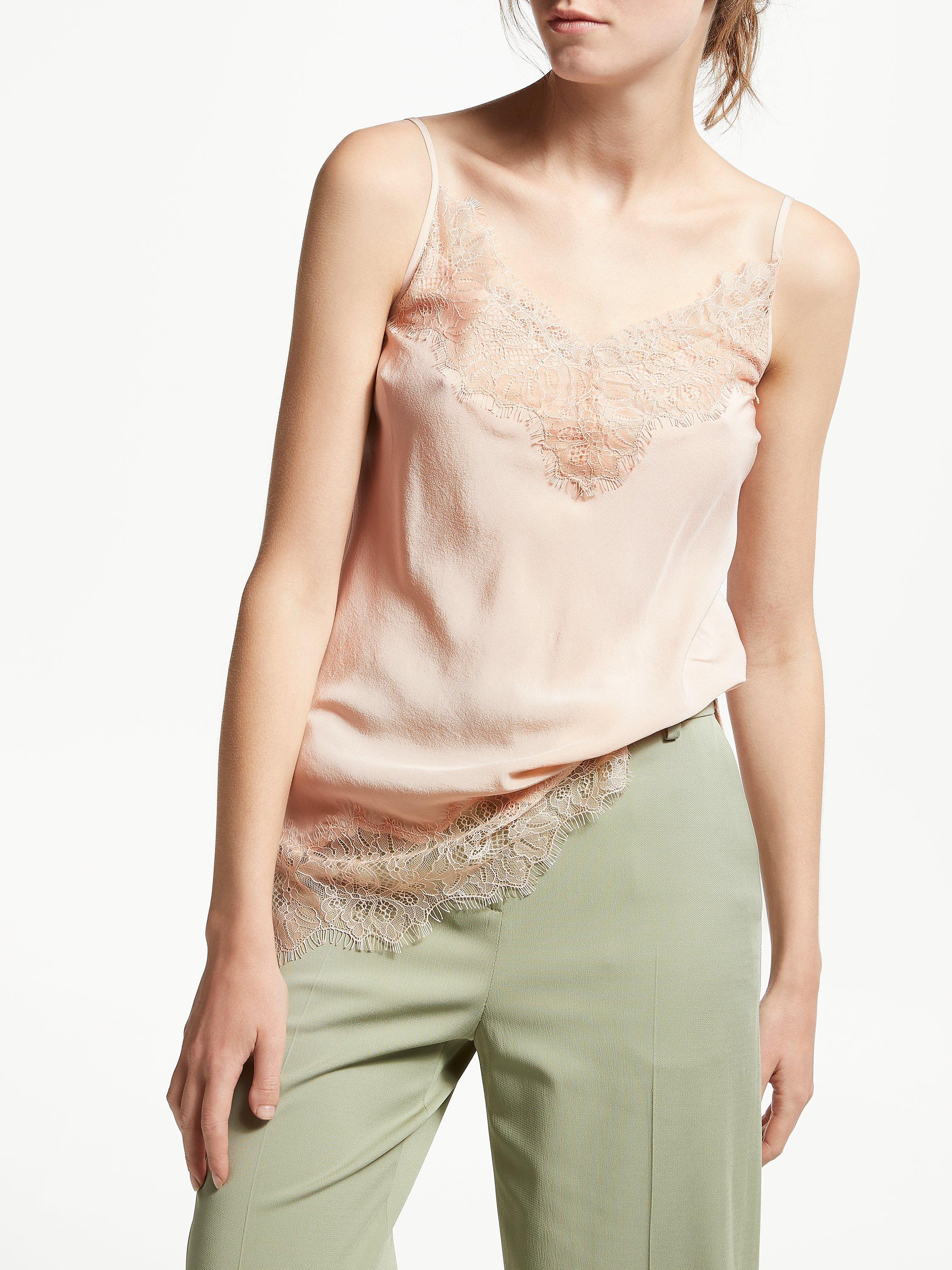 Modern Rarity Silk Lace Cami Top