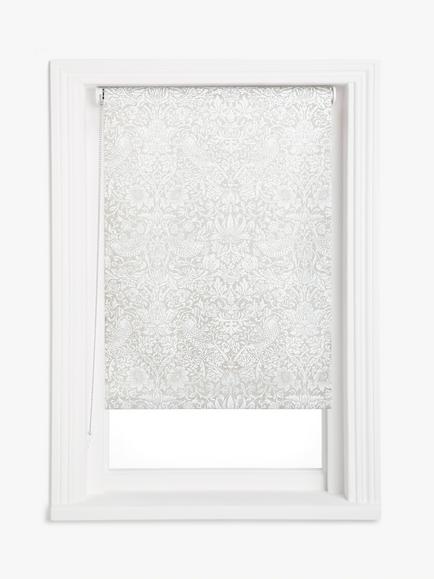 Morris & Co. Strawberry Thief Daylight Roller Blind, Grey