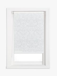 Morris & Co. Strawberry Thief Roller Sheer Blind, White, W61 x Drop 190cm