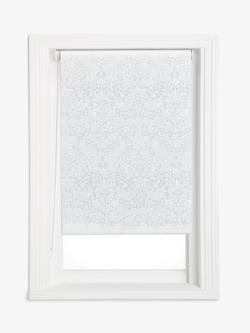 Morris & Co. Strawberry Thief Roller Sheer Blind, White, White