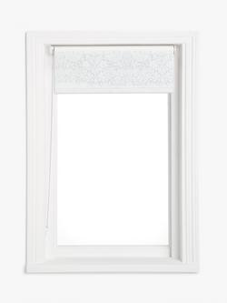 Morris & Co. Strawberry Thief Roller Sheer Blind, White - view 2, White