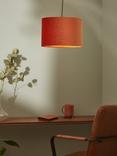 John Lewis Jenny Velvet Cylinder Lampshade