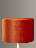 John Lewis Jenny Velvet Cylinder Lampshade