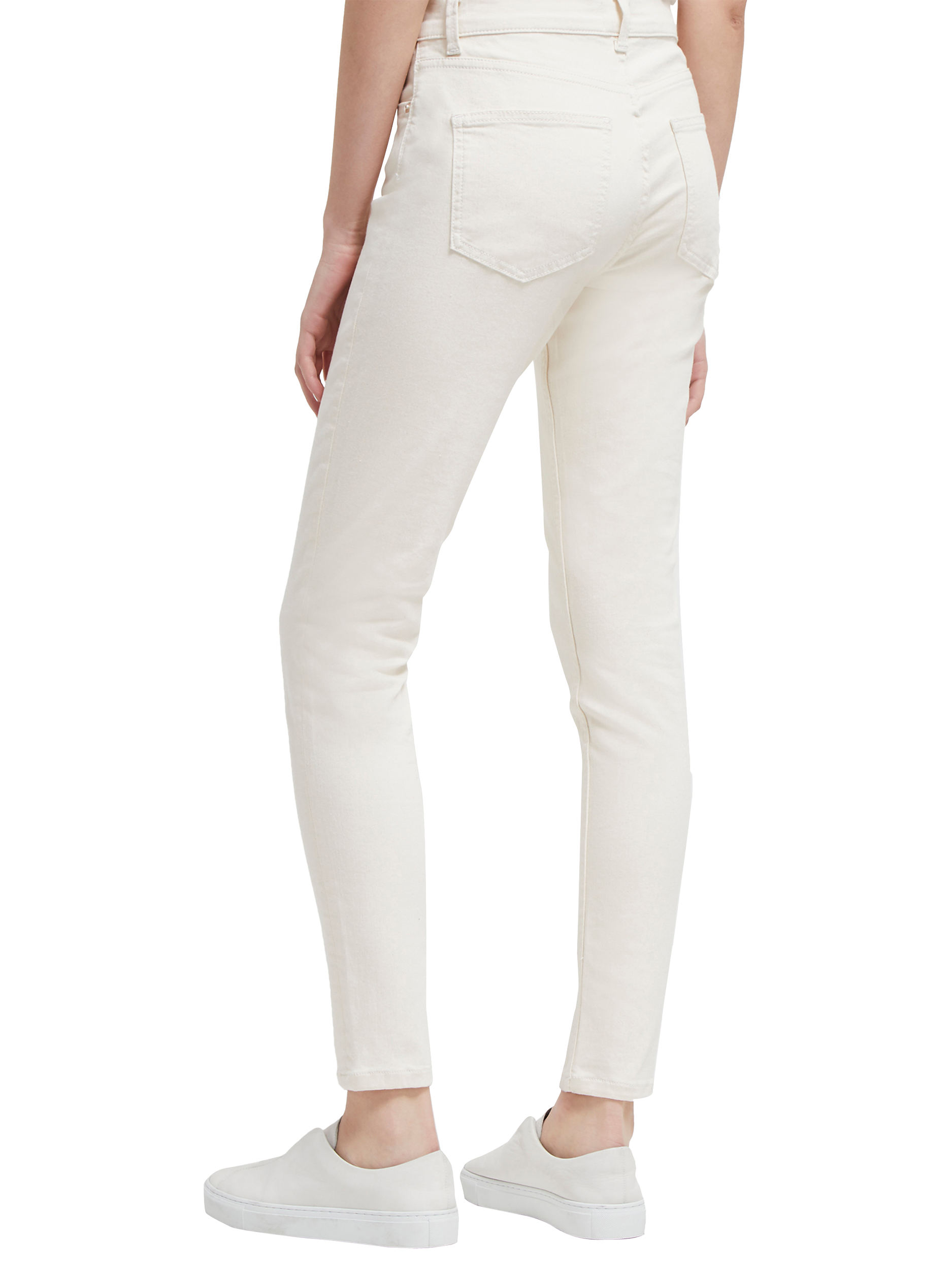 Product image 2 of 4, which shows French Connection Rebound Skinny Jeans, Ecru, 6