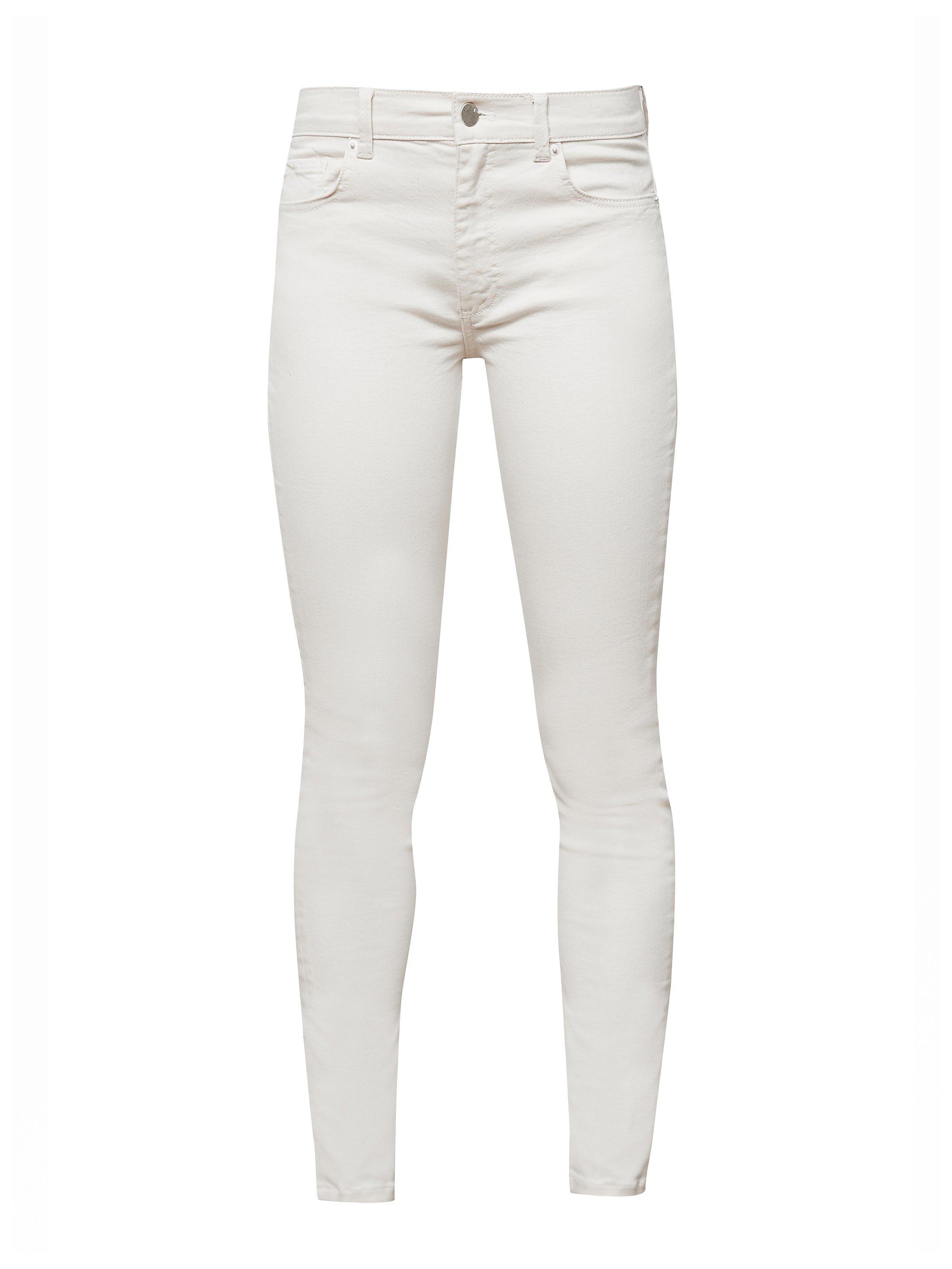 Product image 3 of 4, which shows French Connection Rebound Skinny Jeans, Ecru, 6