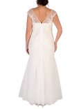 Chesca Godet Tulle Wedding Dress, Ivory