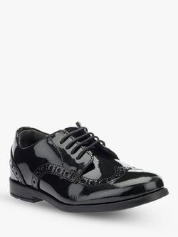 Start-Rite Kids' Leather Brogue Shoes - view 2, Black Patent
