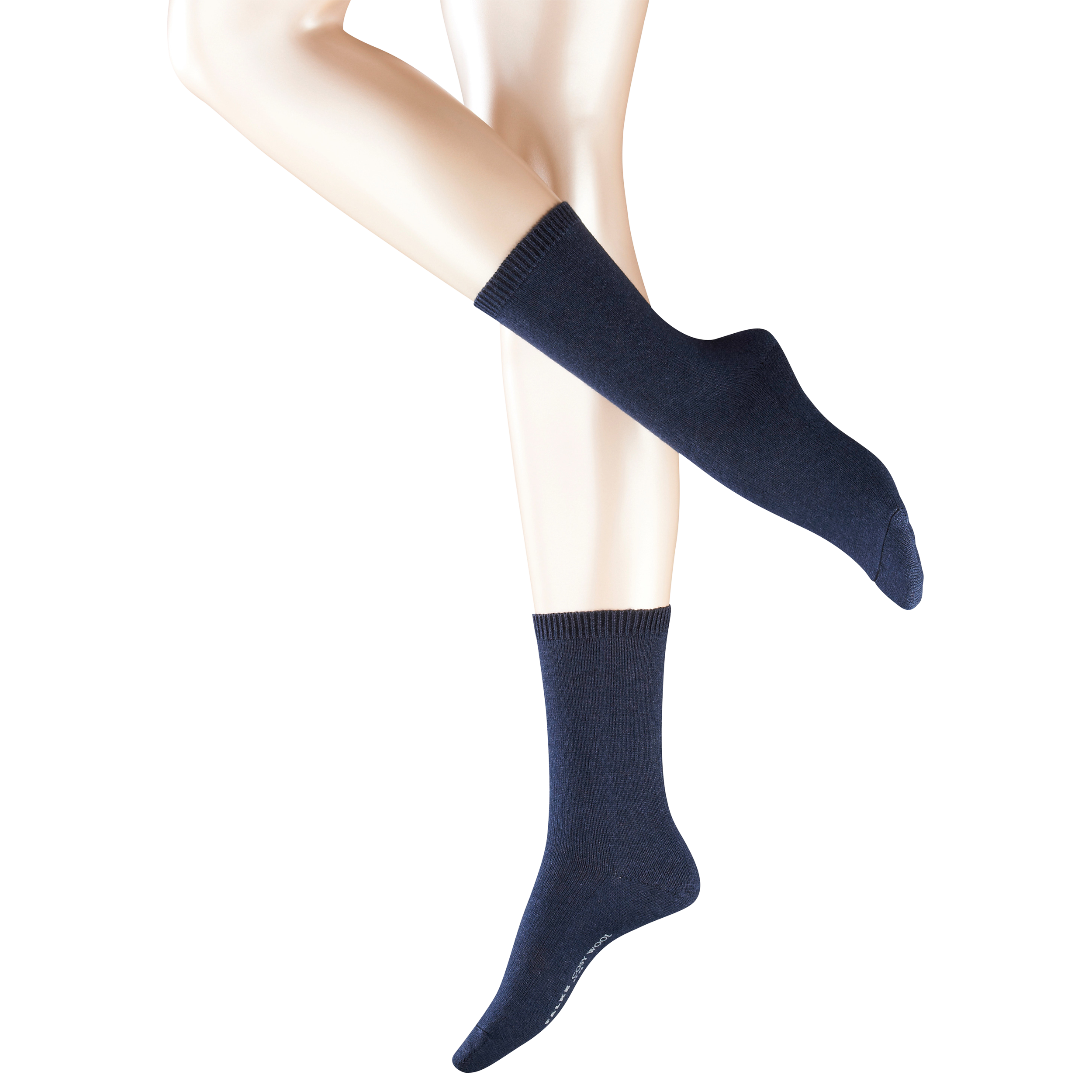 FALKE Cosy Wool Mix Cashmere Blend Ankle Socks, Dark Navy
