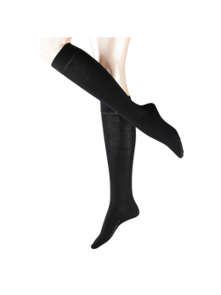 FALKE Soft Merino Blend Knee High Socks, Black