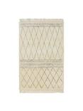 John Lewis Hebri Hand Knotted Berber Style Wool Rug, Cream